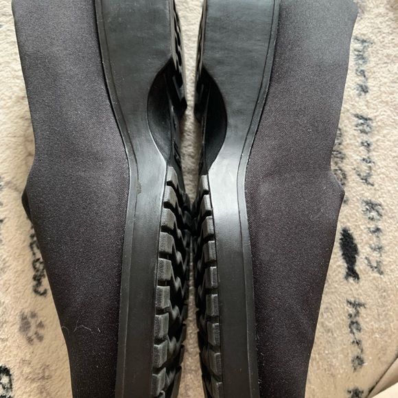 Comfort Plus black wedge shoes size 7.5 - Picture 8 of 11